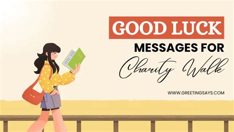 good luck message for charity walk